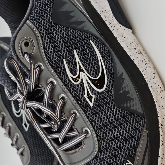 Gdefy Men's Black Gray Athletic Shoes Comfort Fit 12 Gravity Defyer - Picture 3 of 13